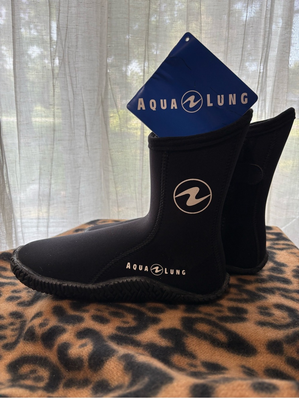 Aqua Lung 5MM Black Neoprene Dive Boots